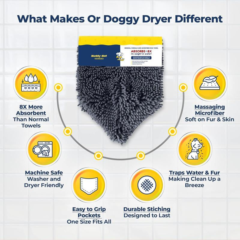 Muddy Mat Doggy Dryer Shammy Towel