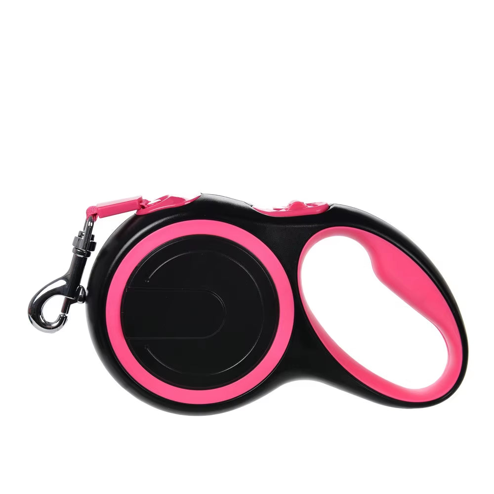 360° No-Tangle Double Retractable Dog Leash - 2-in-1 Reflective Walking Lead for Two Small Dogs, Heavy Duty 3M Pet Leash with LED Flashligh