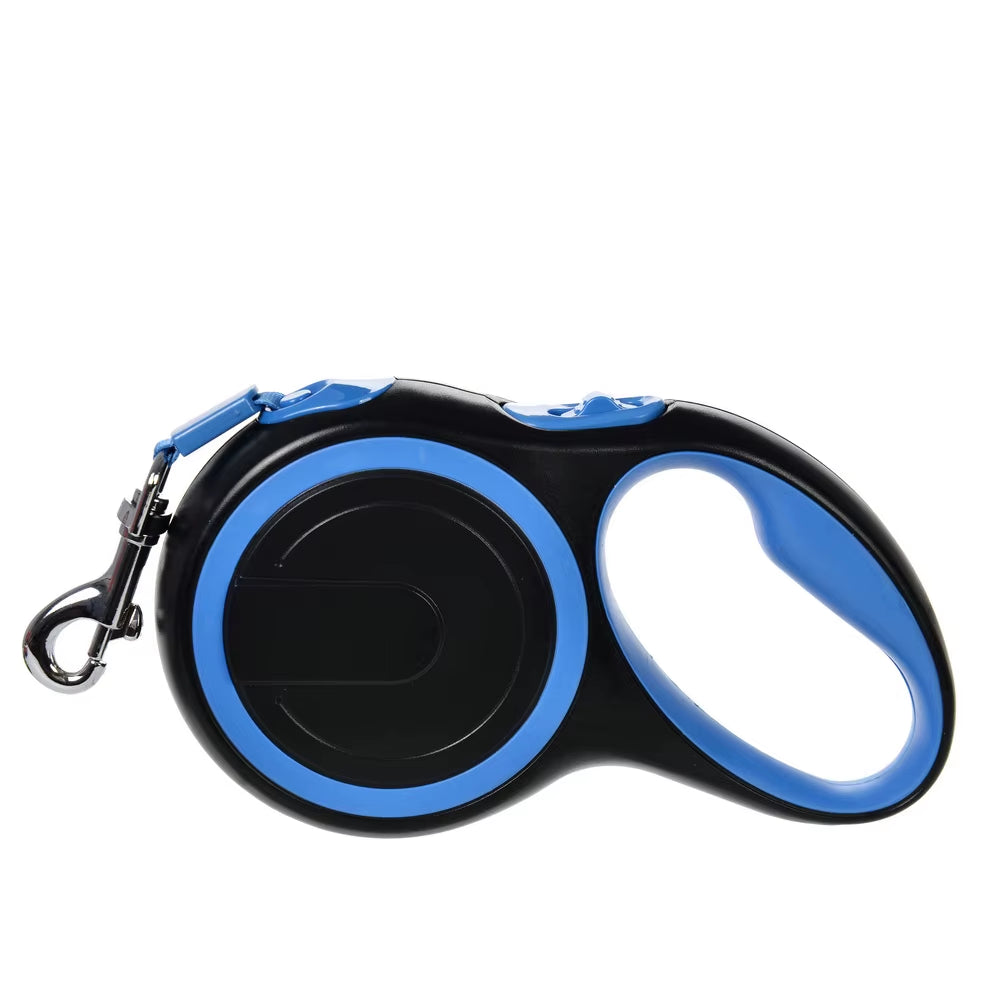 360° No-Tangle Double Retractable Dog Leash - 2-in-1 Reflective Walking Lead for Two Small Dogs, Heavy Duty 3M Pet Leash with LED Flashligh