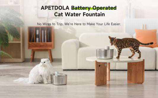 AquaLiberty™: 4L Pro Wireless Stainless Steel Fountain