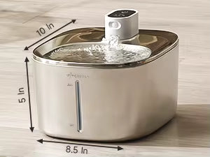 AquaLiberty™: 4L Pro Wireless Stainless Steel Fountain